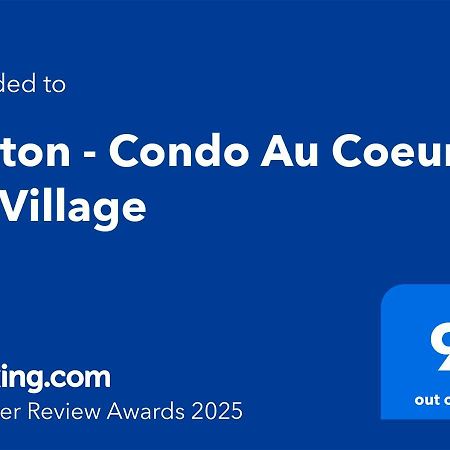 Sutton - Condo Au Coeur Du Village Buitenkant foto